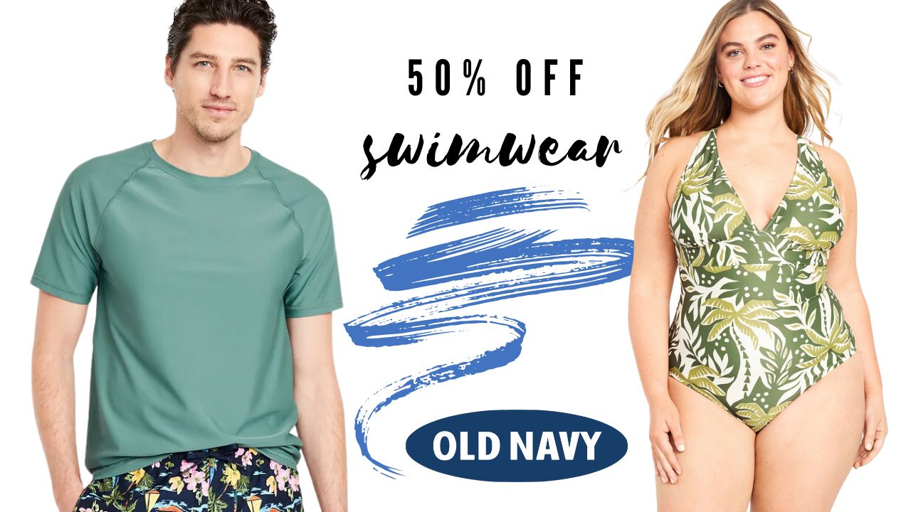 Old Navy | 50% Off Swimwear | Today Only!