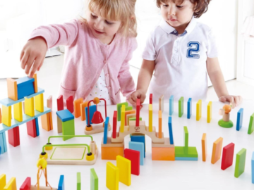 Hape 107-Piece Dynamo Wooden Domino Set $19.65 (Reg. $44)