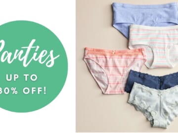 Kohl’s Deal | Up to 80% Off Panties