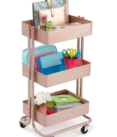 Lexington 3-Tier Rolling Cart only $24.99 (Reg. $60!)