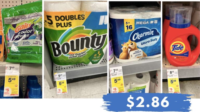 Pick Up $2.86 Bounty, Tide, Gain, & Charmin at Walgreens