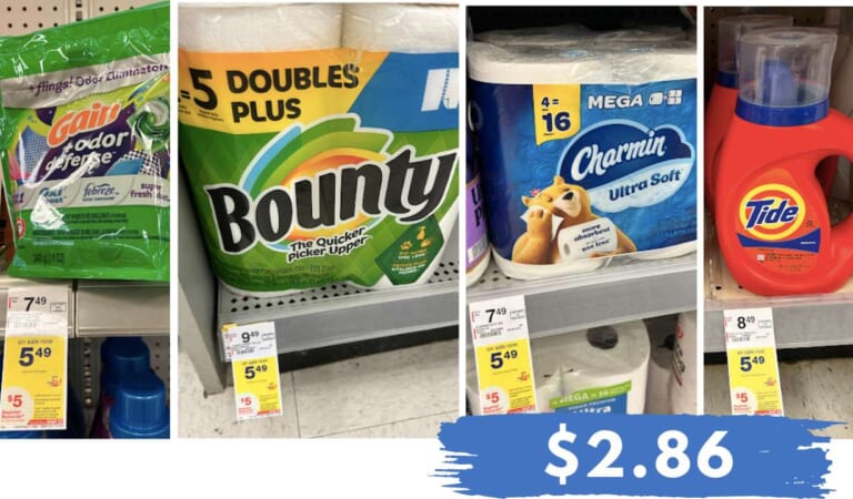 Pick Up $2.86 Bounty, Tide, Gain, & Charmin at Walgreens