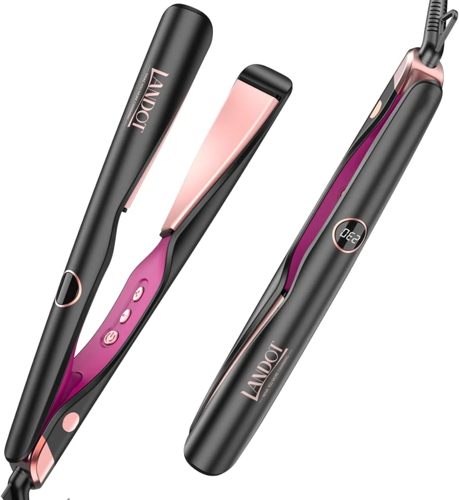 2-in-1 Twist Hair Straightening Iron for $24 + free shipping