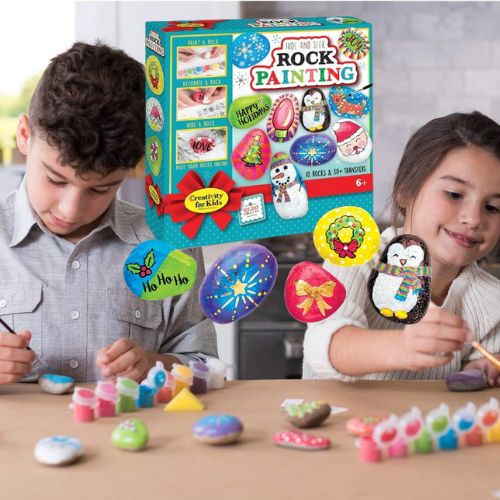 Creativity for Kids Holiday Hide & Seek Rock Painting Kit $7.69 (Reg. $16) – with 10 Rocks, FAB Ratings!