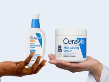CeraVe Moisturizing Cream & AM Lotion Sample Bundle for free + free shipping