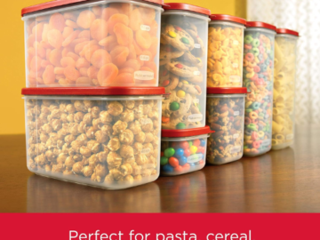 Rubbermaid 10-Piece Modular Canisters Food Storage Containers $31.99 (Reg. $38)