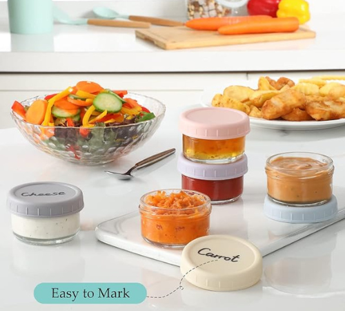 Prime Member Exclusive: Salad Dressing Glass Container with Lids, 6 Pack, 2.7 oz $9.98 (Reg. $12.49) + Free Shipping – $1.66 Each