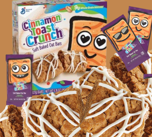 Cinnamon Toast Crunch 6-Count Soft Baked Oat Bars, 0.96 oz as low as $2.05 Shipped Free (Reg. $3.79) – 34¢/Bar