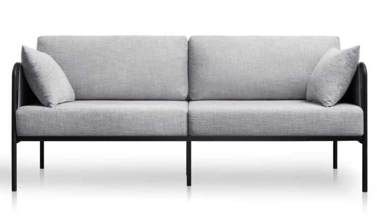 Moda Minimalist Upholstered Arm Sofa for $160 + free shipping