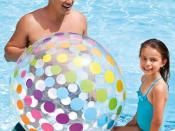 Intex Inflatable 31-inch Beach Ball with Repair Patch $7 (Reg. $25)