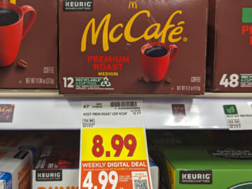 Green Mountain, McCafe, or Donut Shop 12-Count K-Cups Only $4.99 At Kroger