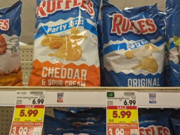 Ruffles, Cheetos, or Fritos Party Size Chips Just $3.99 At Kroger
