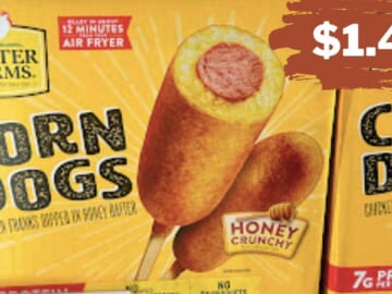 $1.49 Foster Farms Corn Dogs at Publix