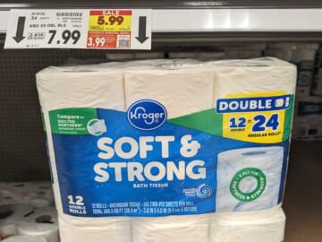 Kroger Soft And Strong Bath Tissue Is Just $3.99