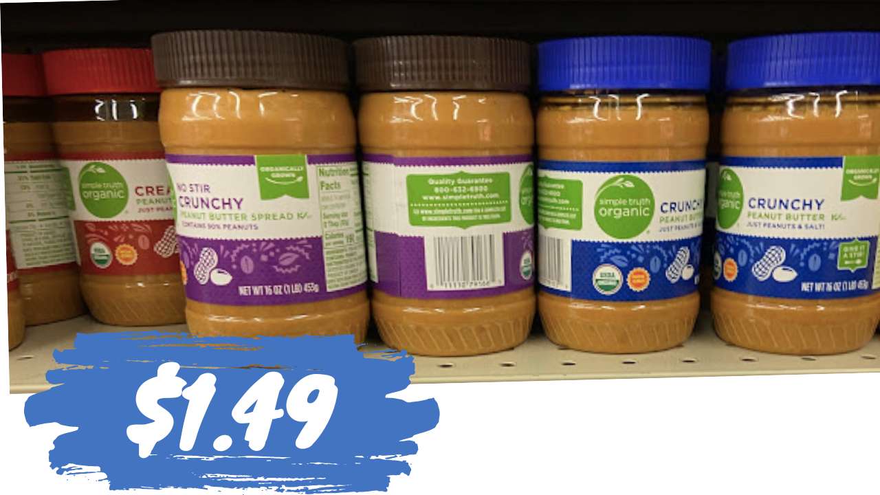 Kroger Brand Peanut Butter for $1.49