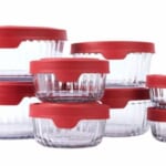 Anchor Hocking TrueSeal 16-piece Sculpted Glass Food Storage Set