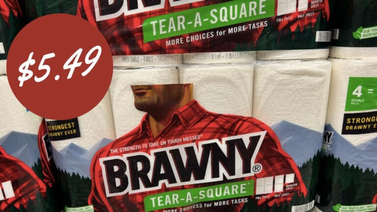 $5.49 Brawny Paper Towels at Kroger