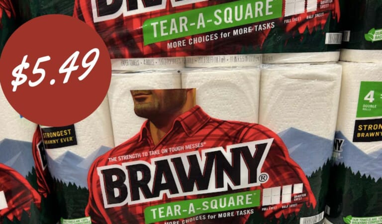 $5.49 Brawny Paper Towels at Kroger