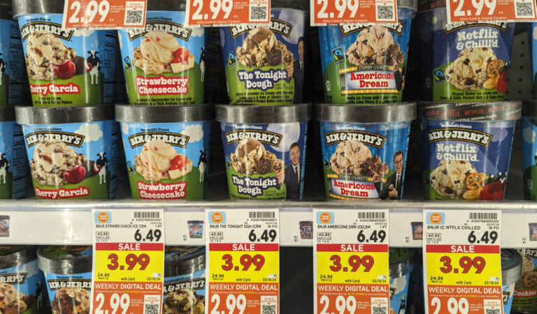 Ben & Jerry’s Ice Cream Is Just $2.99 At Kroger