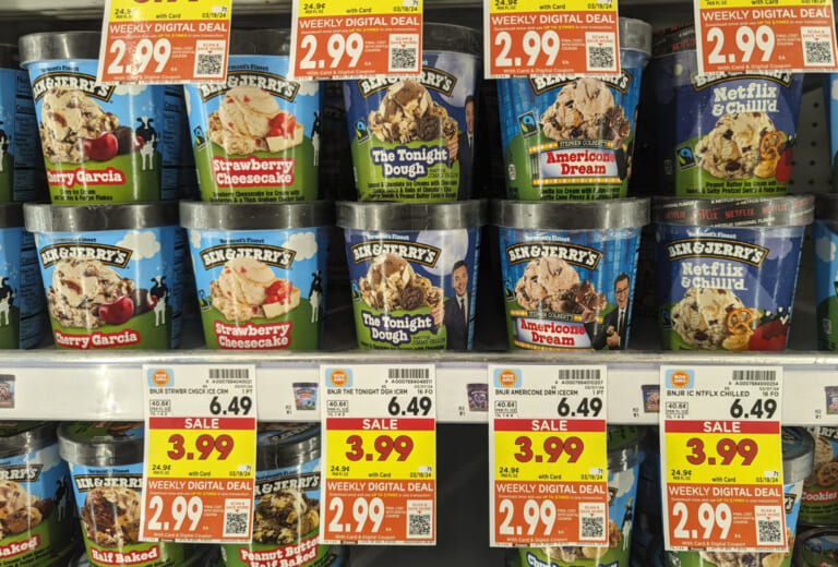 Ben & Jerry’s Ice Cream Is Just $2.99 At Kroger