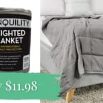Walmart | 12-Pound Weighted Blanket Only $11.98 (reg. $30) & More Deals