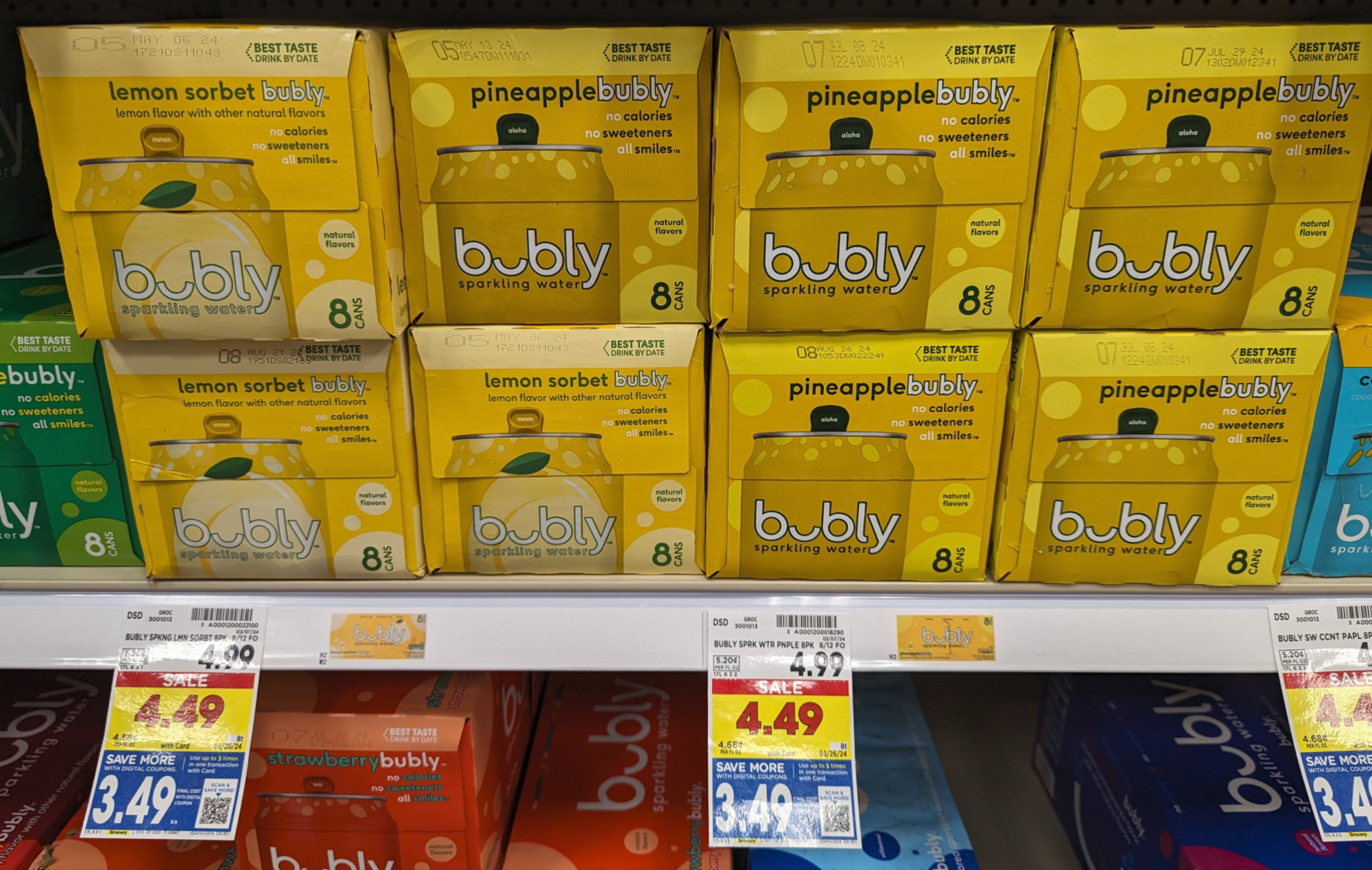 Bubly Sparkling Water Just $3.49 At Kroger