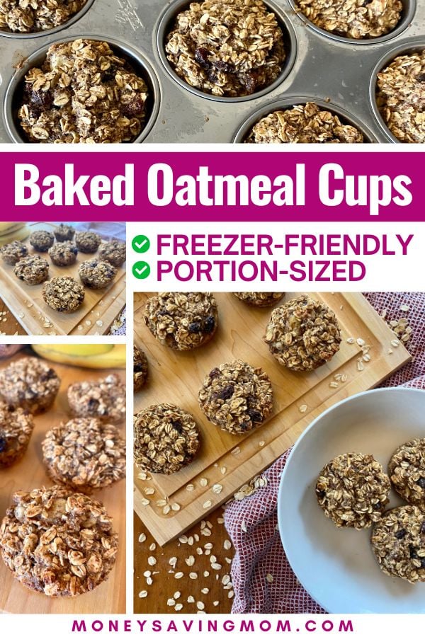 Portion-Sized Freezer-Friendly Baked Oatmeal