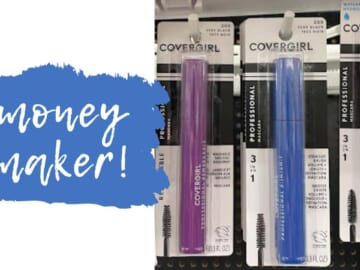 Five FREE CoverGirl Mascaras + $7.55 Moneymaker!