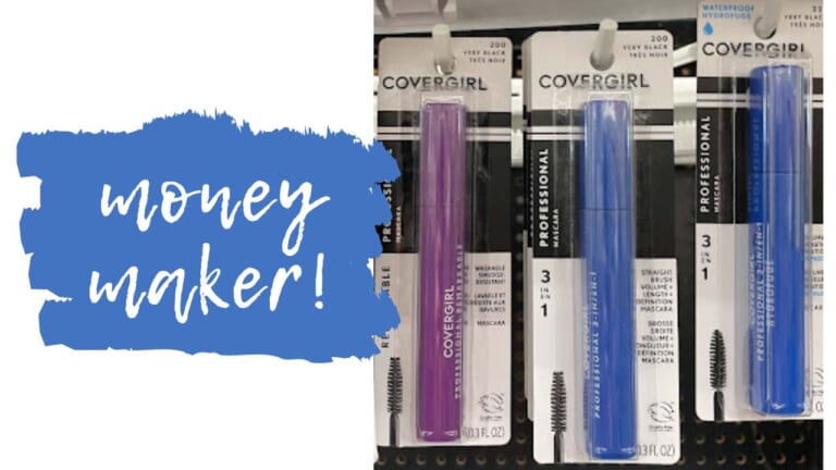 Five FREE CoverGirl Mascaras + $7.55 Moneymaker!
