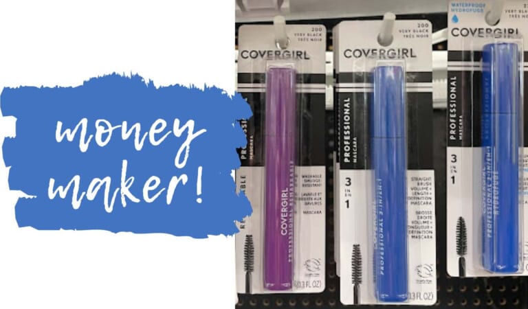 Five FREE CoverGirl Mascaras + $7.55 Moneymaker!