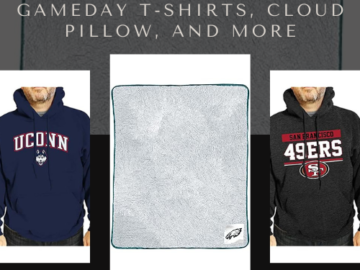 Today Only! Throw Blanket, Gameday T-Shirts, Cloud Pillow, and more from $24.99 (Reg. $39.95+)
