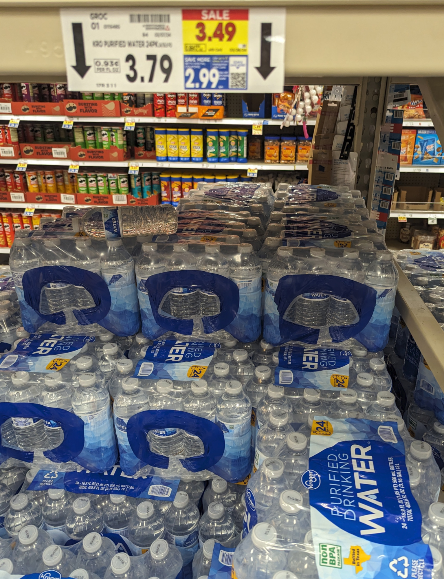 Kroger Purified Drinking Water 24-Pack Just $2.99 At Kroger