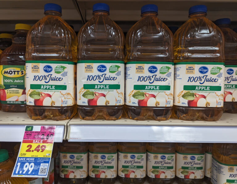 Kroger Apple Juice Just $1.99 At Kroger