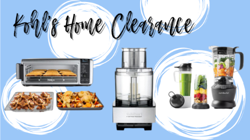 Kohl’s Home Appliances Sale + Last Day for 20% off & Cash Back!