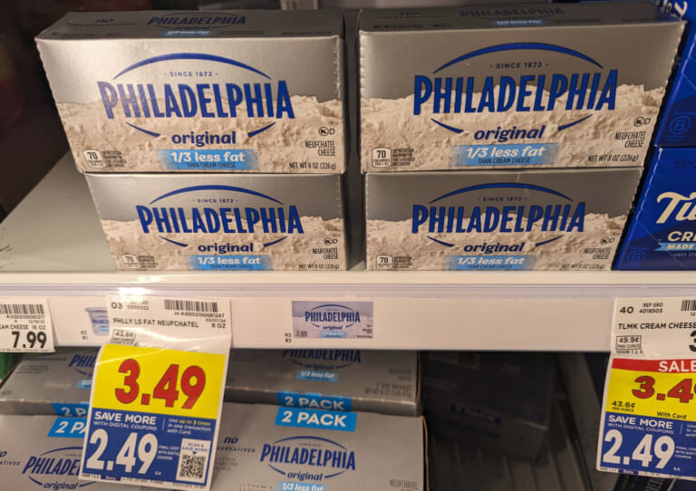 Philadelphia Cream Cheese As Low As $2.49 At Kroger