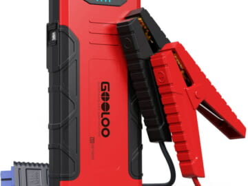 Gooloo 4,500A Car Battery Jump Starter for $62 + free shipping