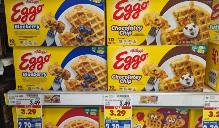 Get The Boxes Of Kellogg’s Eggo Waffles For Just $2.79 At Kroger