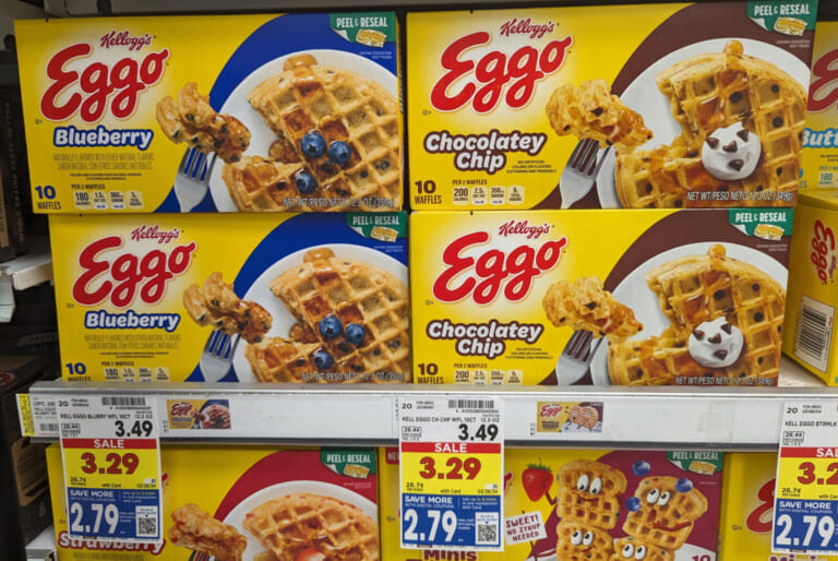 Get The Boxes Of Kellogg’s Eggo Waffles For Just $2.79 At Kroger