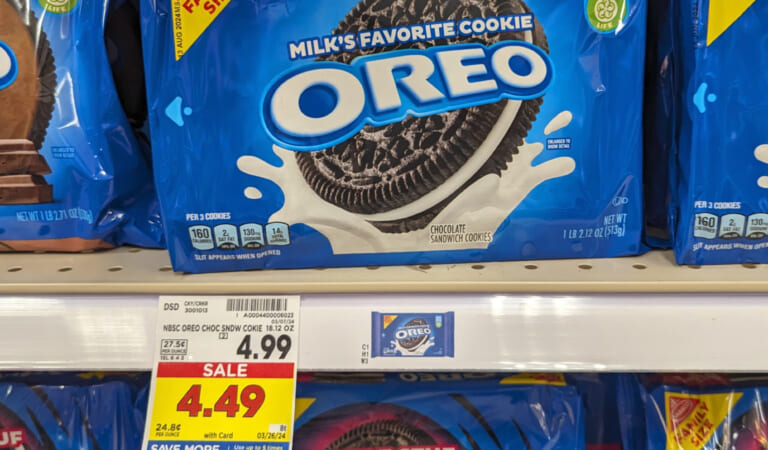 Get The Family Size Bags Of Oreo Cookies For Just $3.49 At Kroger