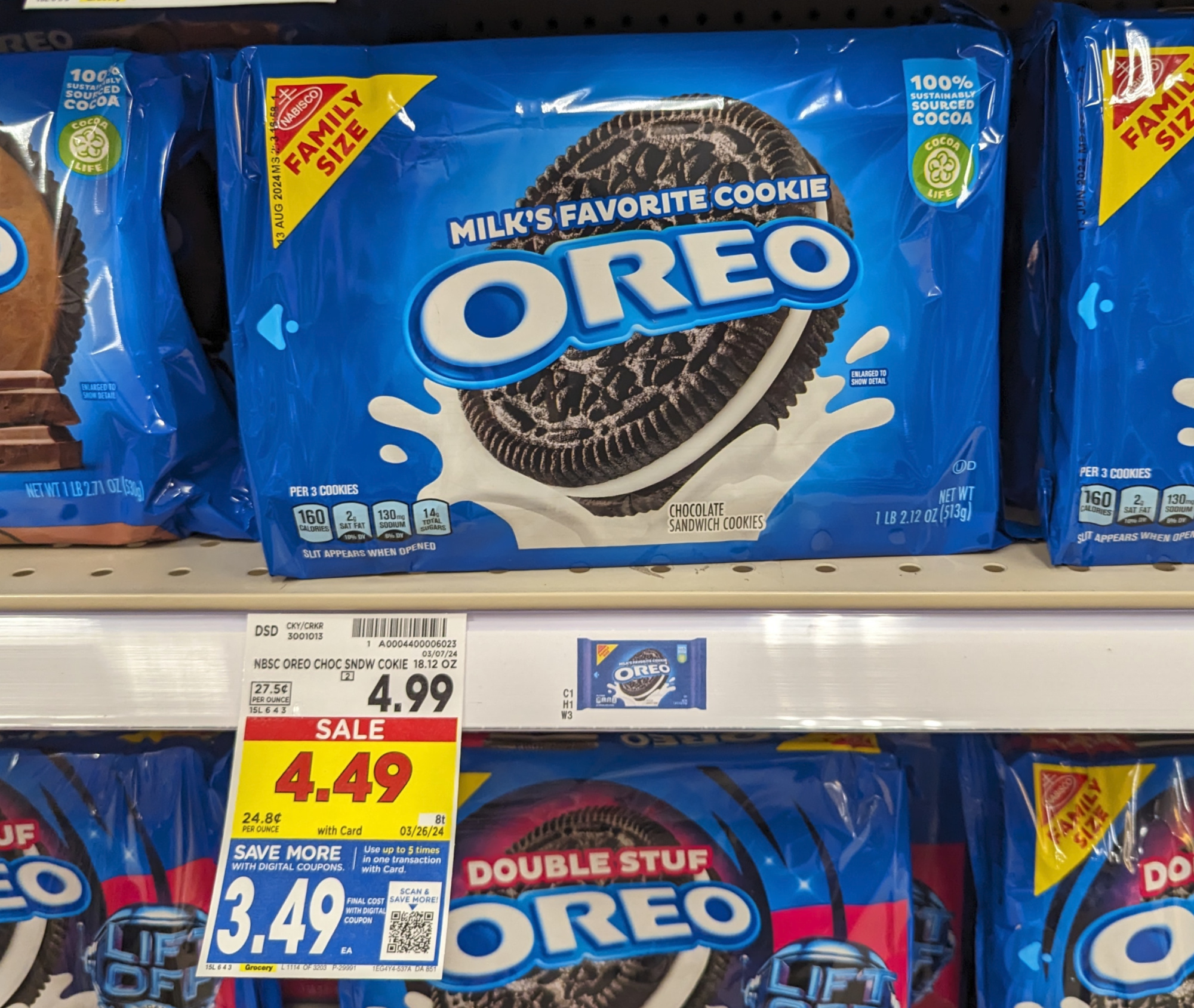 Get The Family Size Bags Of Oreo Cookies For Just $3.49 At Kroger