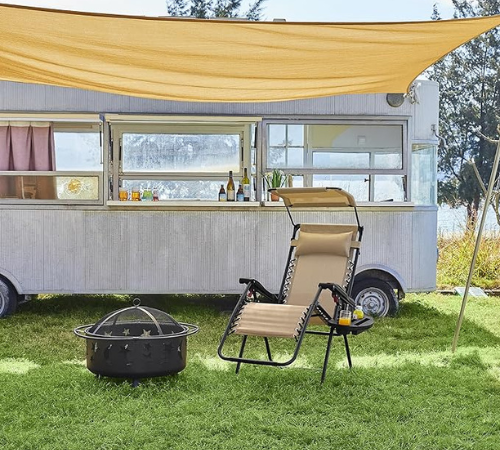 Enjoy your leisure time without worrying about sunburn or glare with Yaheetch Outdoor Zero Gravity Chair Foldable Recliner for just $44.79 After Coupon (Reg. $55.99) + Free Shipping