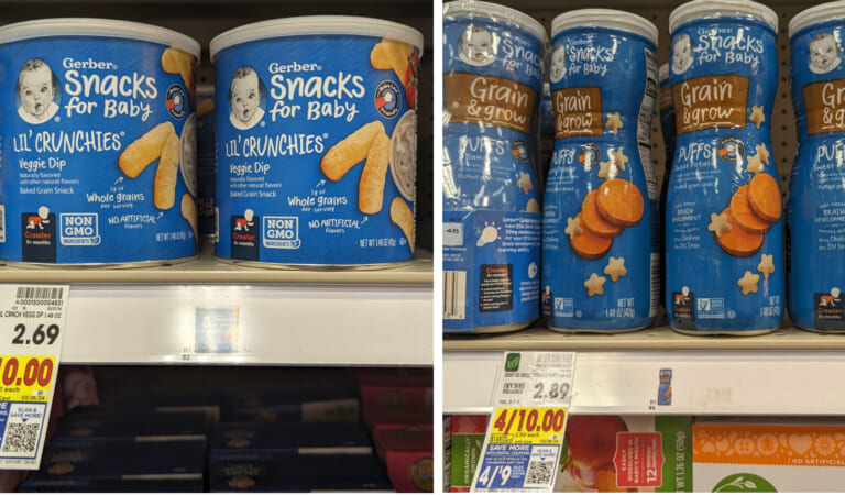 Gerber Snacks As Low As $2.25 At Kroger
