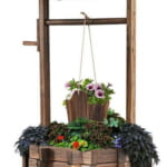 Costway Wooden Wishing Well for $80 + free shipping