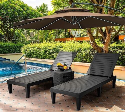 Create a serene retreat in your backyard with YITAHOME Patio Chaise Lounge Set of 2 for just $102.59 After Coupon (Reg. $170.99) + Free Shipping