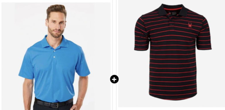adidas Men's Basic Polo w/ Spyder Men's Classic Stripe Logo Polo for $29 + free shipping