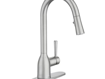 Moen Adler 1- or 3-Hole Modern Single Handle Pull-down Kitchen Faucet for $139 + free shipping