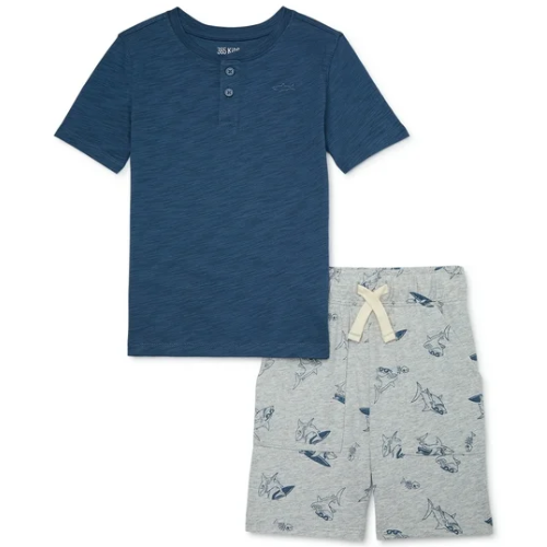 365 Kids from Garanimals 2-Piece Boys’ Henley Shirt & Shorts Outfit Set $5.09 (Reg. $10) – Various Colors & Sizes