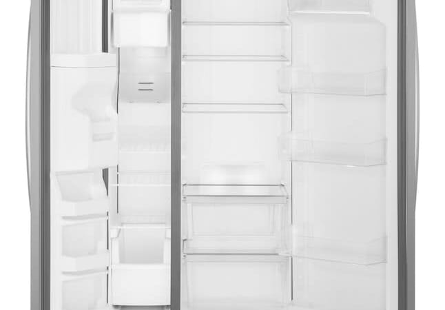 Whirlpool Frigidaire 25.6-Cu. Ft. Side-by-Side Refrigerator with Ice Maker for $1,049 + free delivery