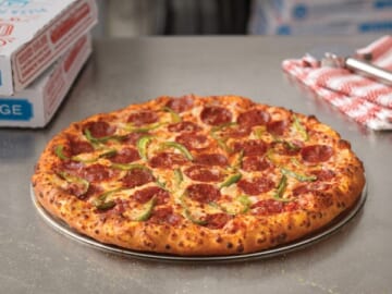 Domino’s Pizza: 50% off Any Pizza at Menu Price!