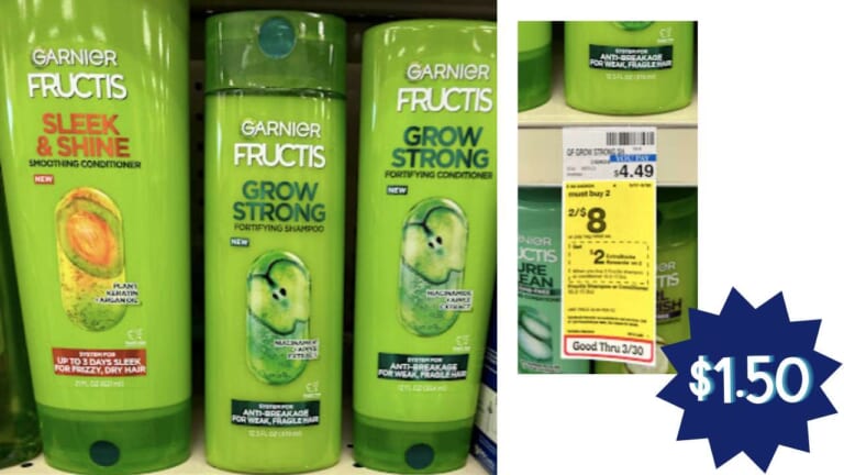 $1.50 Garnier Fructis Haircare at CVS